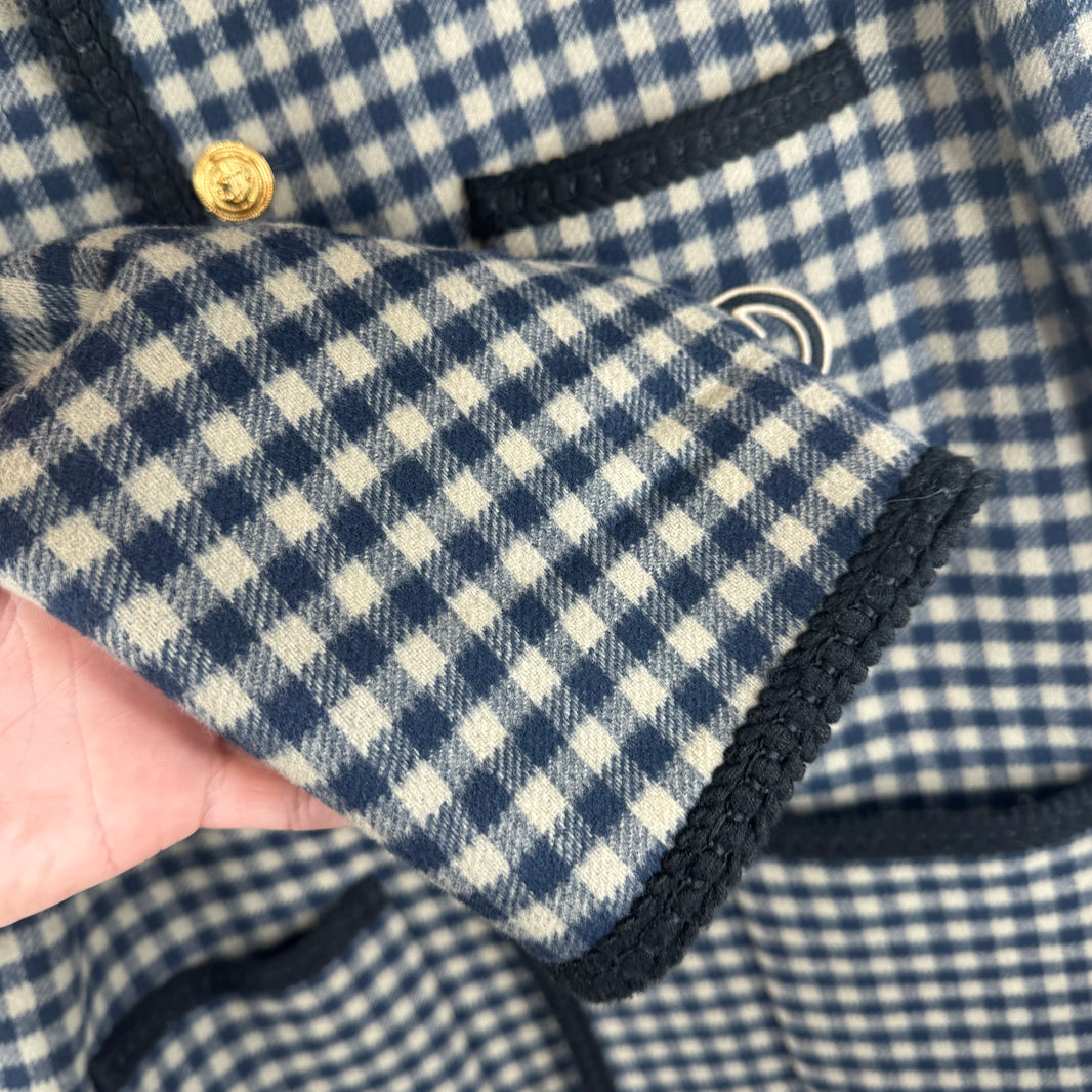 Gucci Gingham Wool Jacket