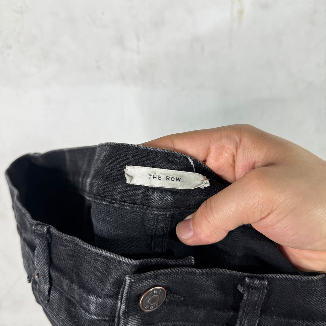 The Row Black Selvedge Jeans