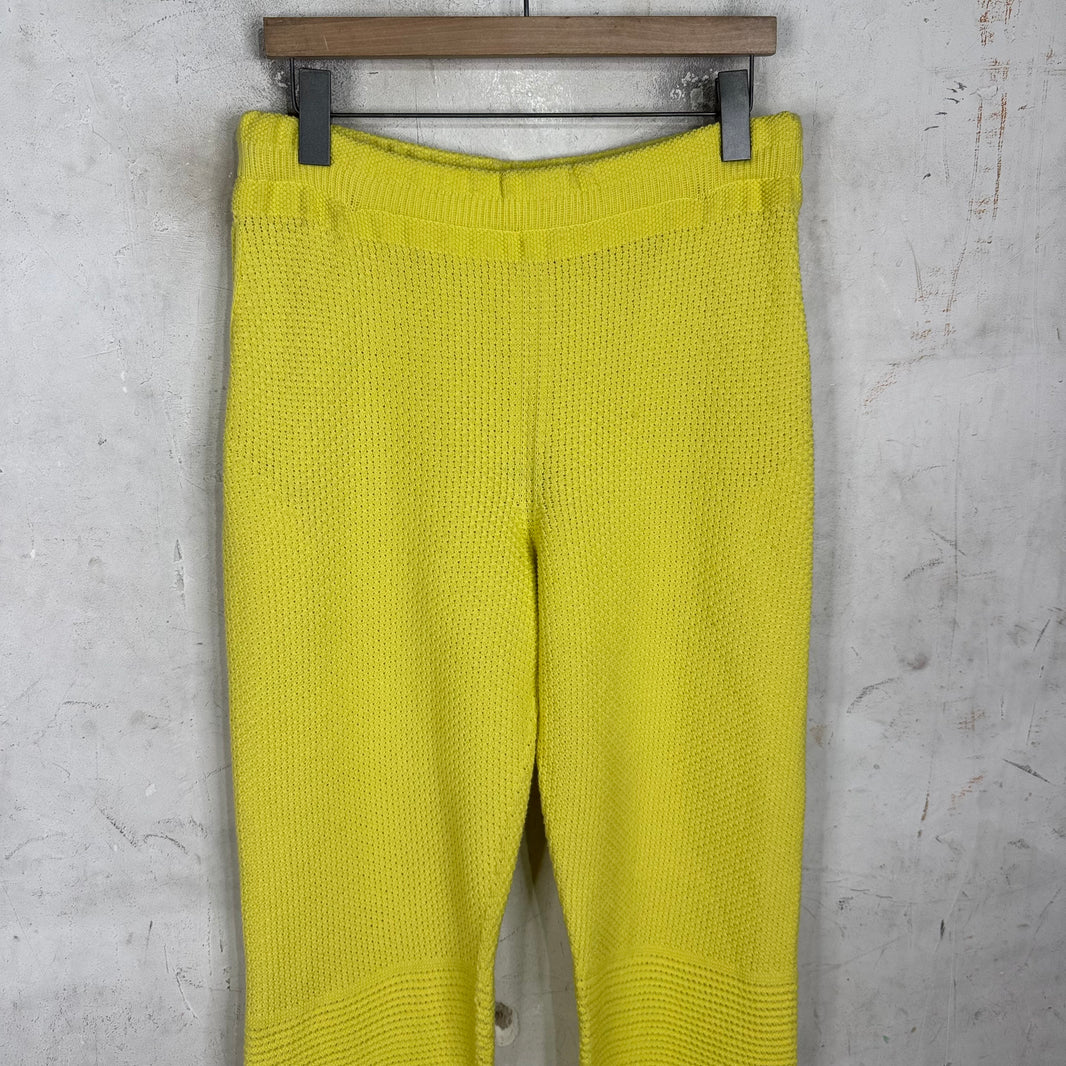 Issey Miyake Sample Yellow Knitted Pants
