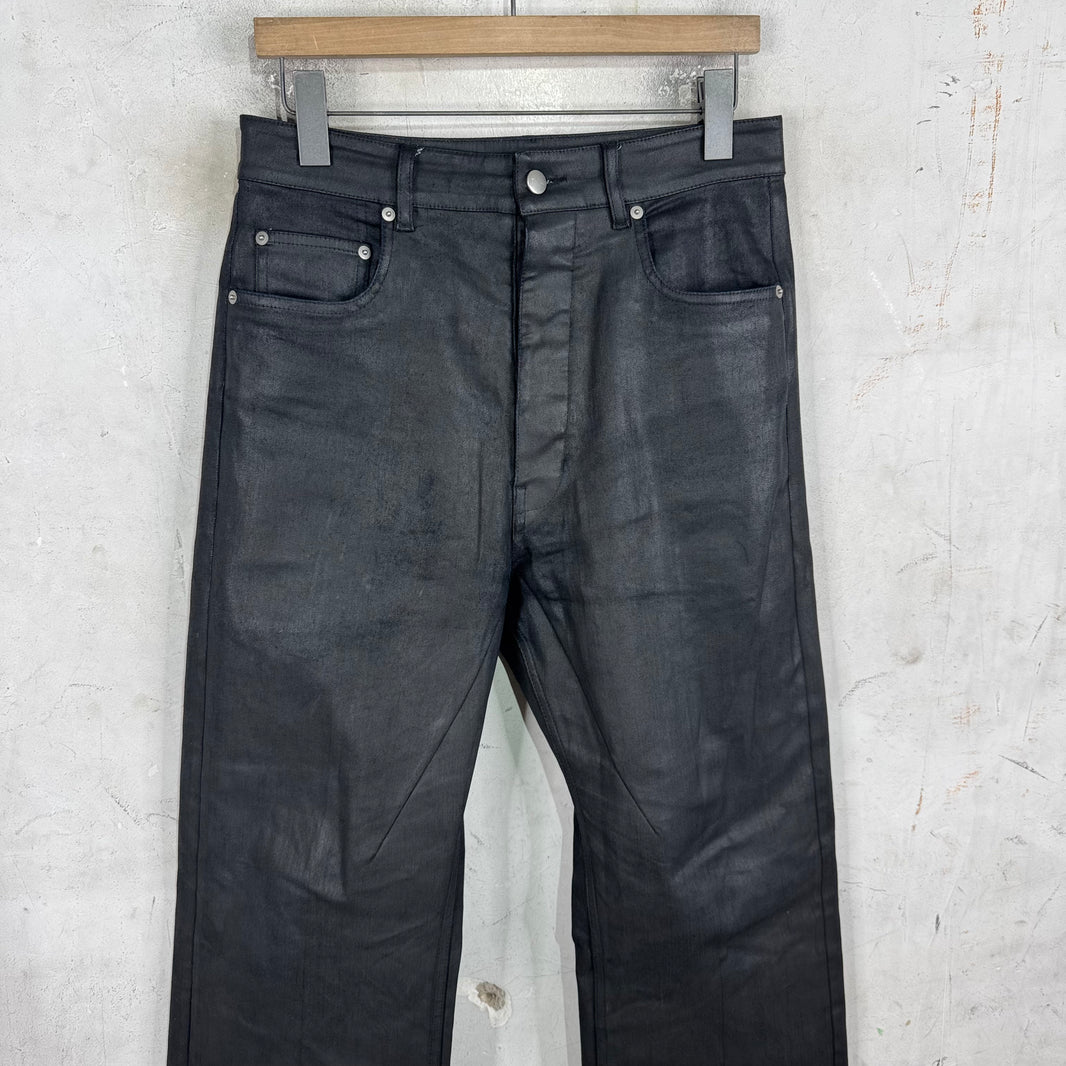 Rick Owens Porterville Waxed Geth Jeans