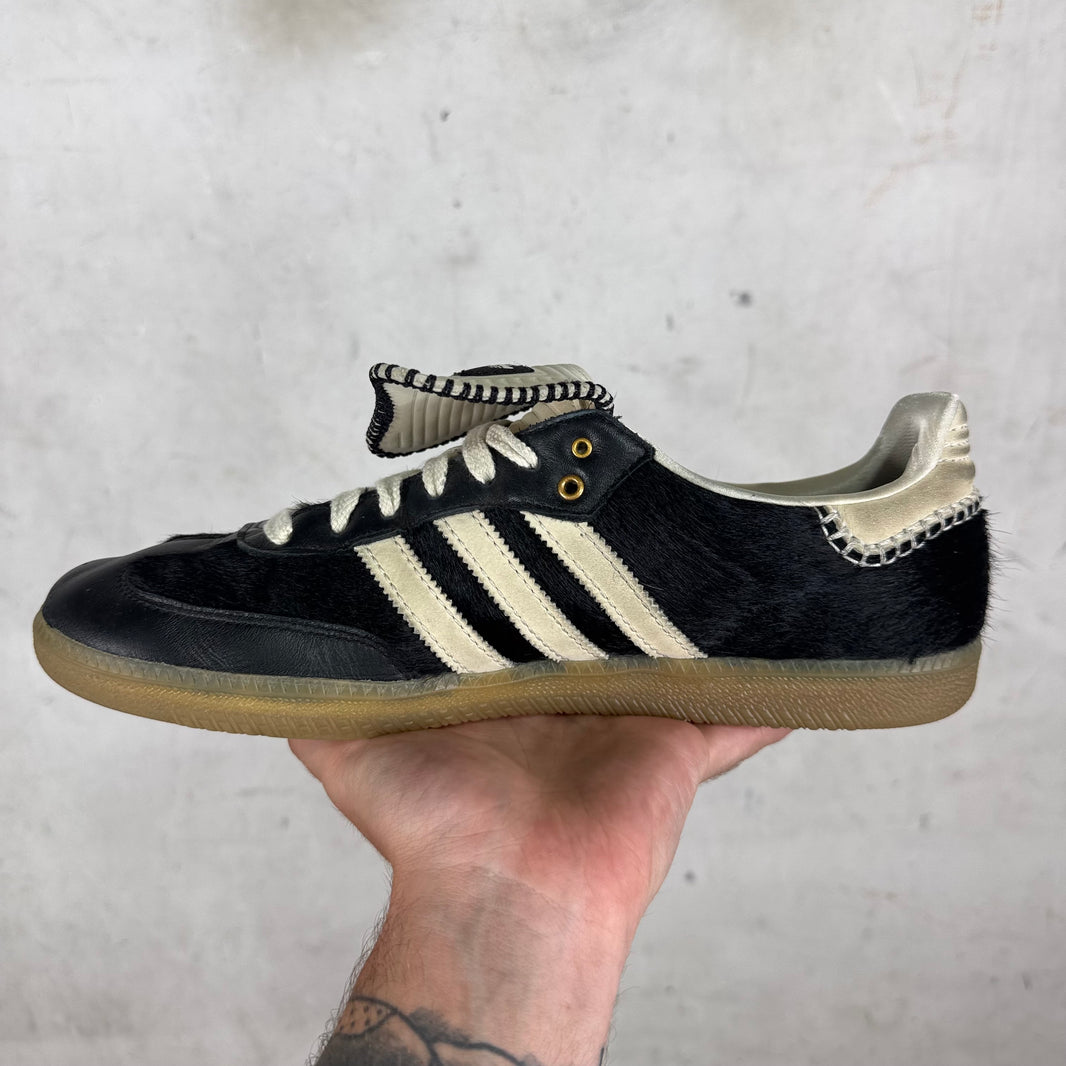 Adidas x Wales Bonner Black Ponyhair Sambas