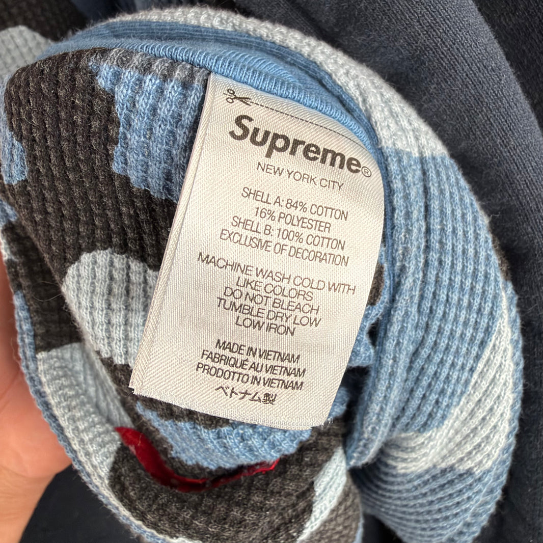 Supreme Reversible Camo Thermal Zip-Up Hoodie