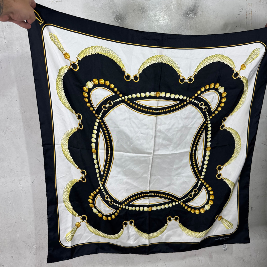 Cartier Pearl Silk Scarf