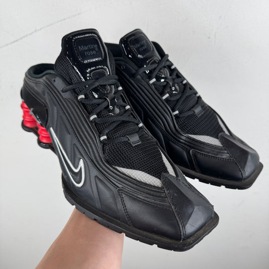 Nike Martine Rose Black/Red Shox