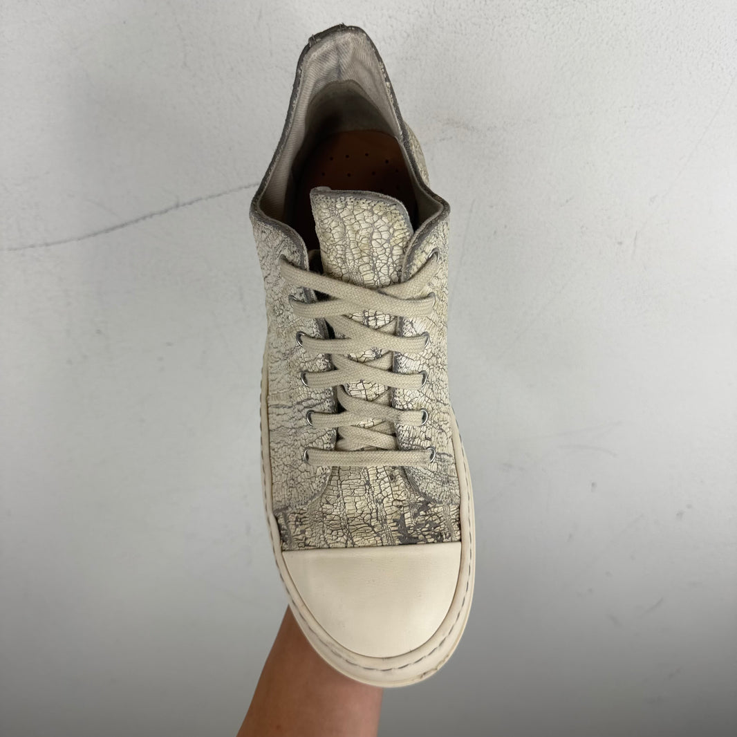DRKSHDW Cracked Leather Ramone Low Sneakers