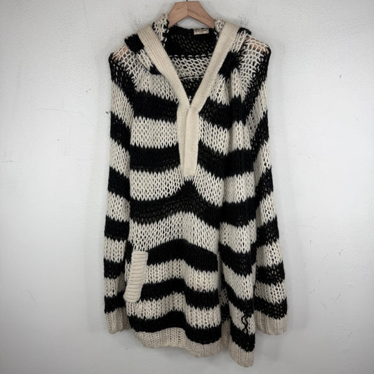 Saint Laurent Woven Striped Hoodie