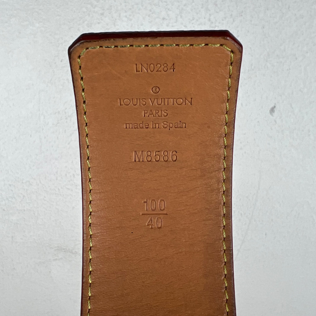 Louis Vuitton Craggy Monogram Brown Reversible Belt