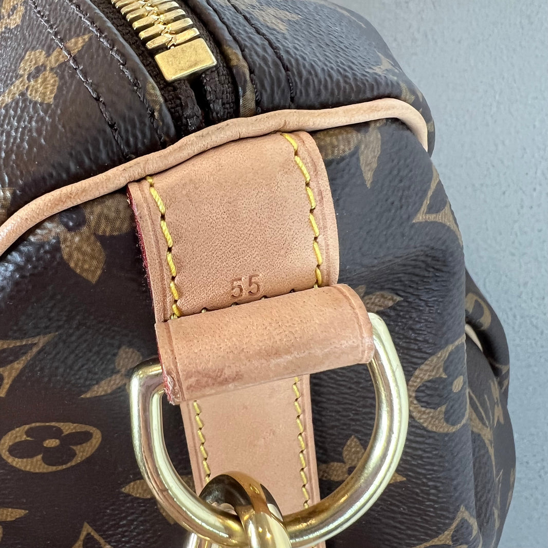 Louis Vuitton Sample Monogram Keepall 55 Dufffle Bag