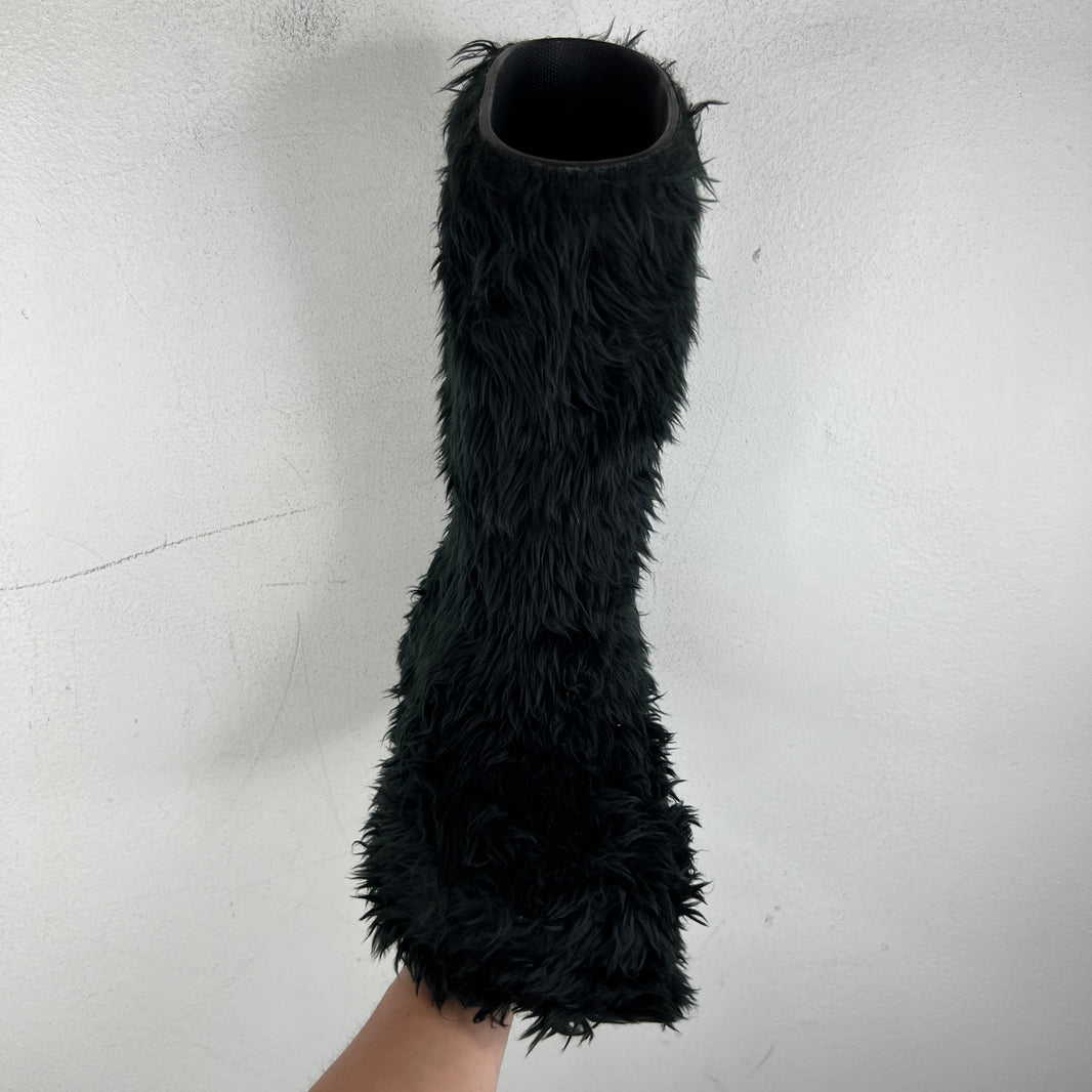 Balenciaga Fur Croc Boots