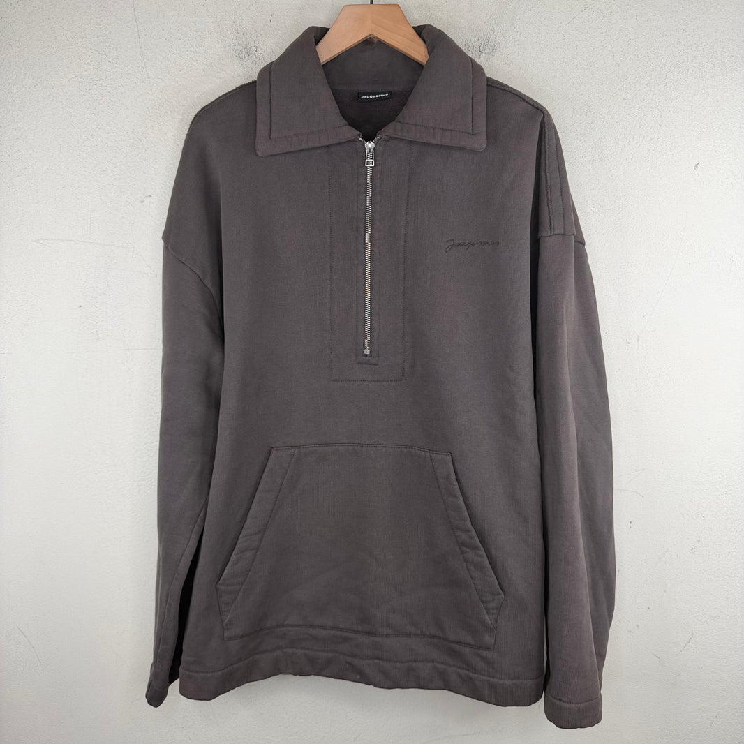 Jacquemus Signature Logo Quarter Zip