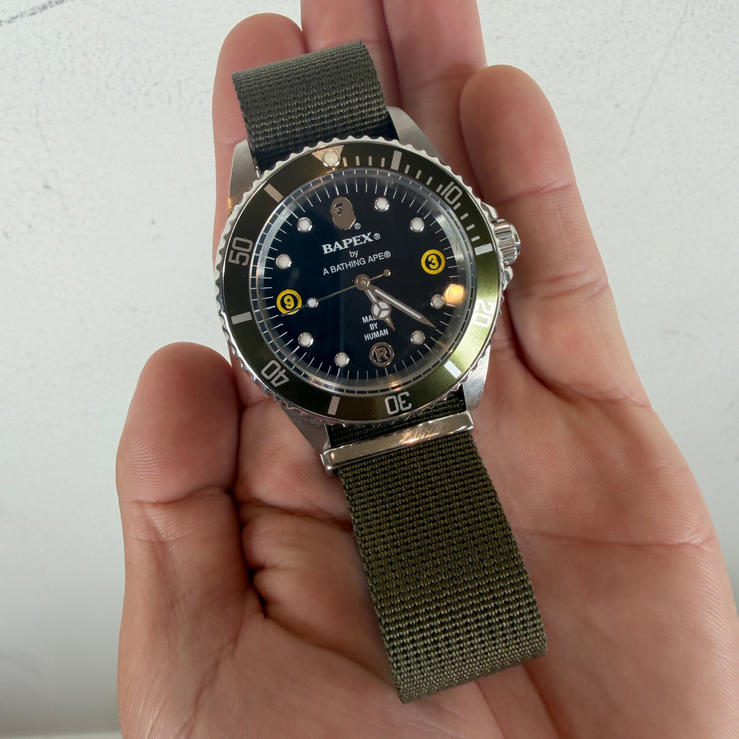 Bape Bapex Olive Watch