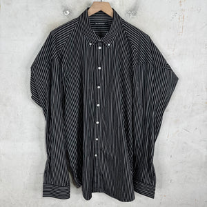 Balenciaga Pinstriped Steroid Button Up