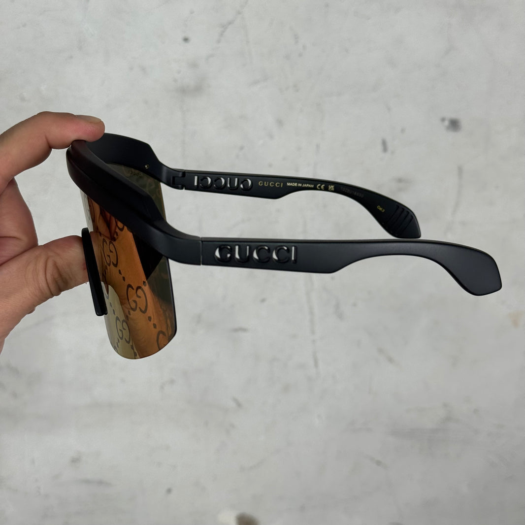 Gucci Monogram Shield Sunglasses