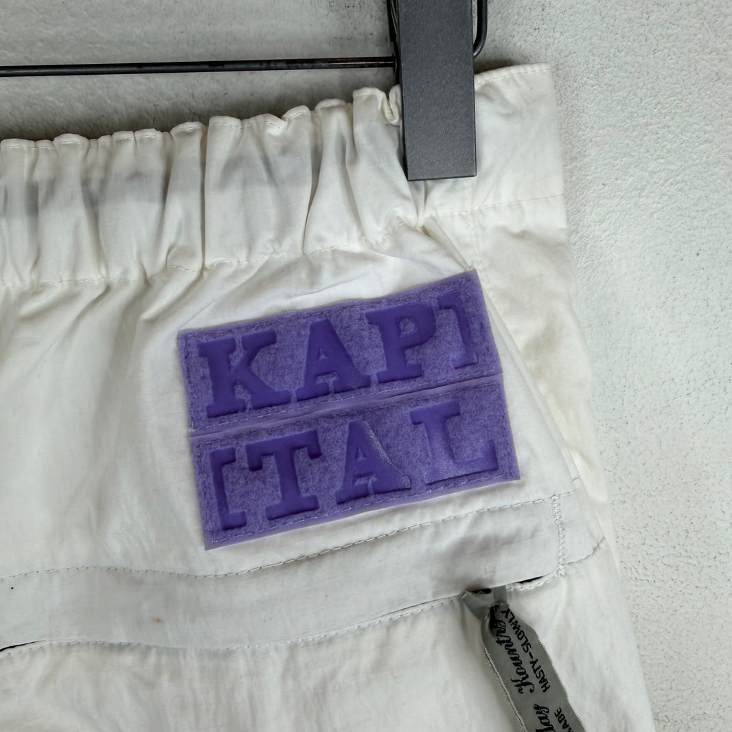 Kapital White Nouvelle Shuttle Cargo Trousers