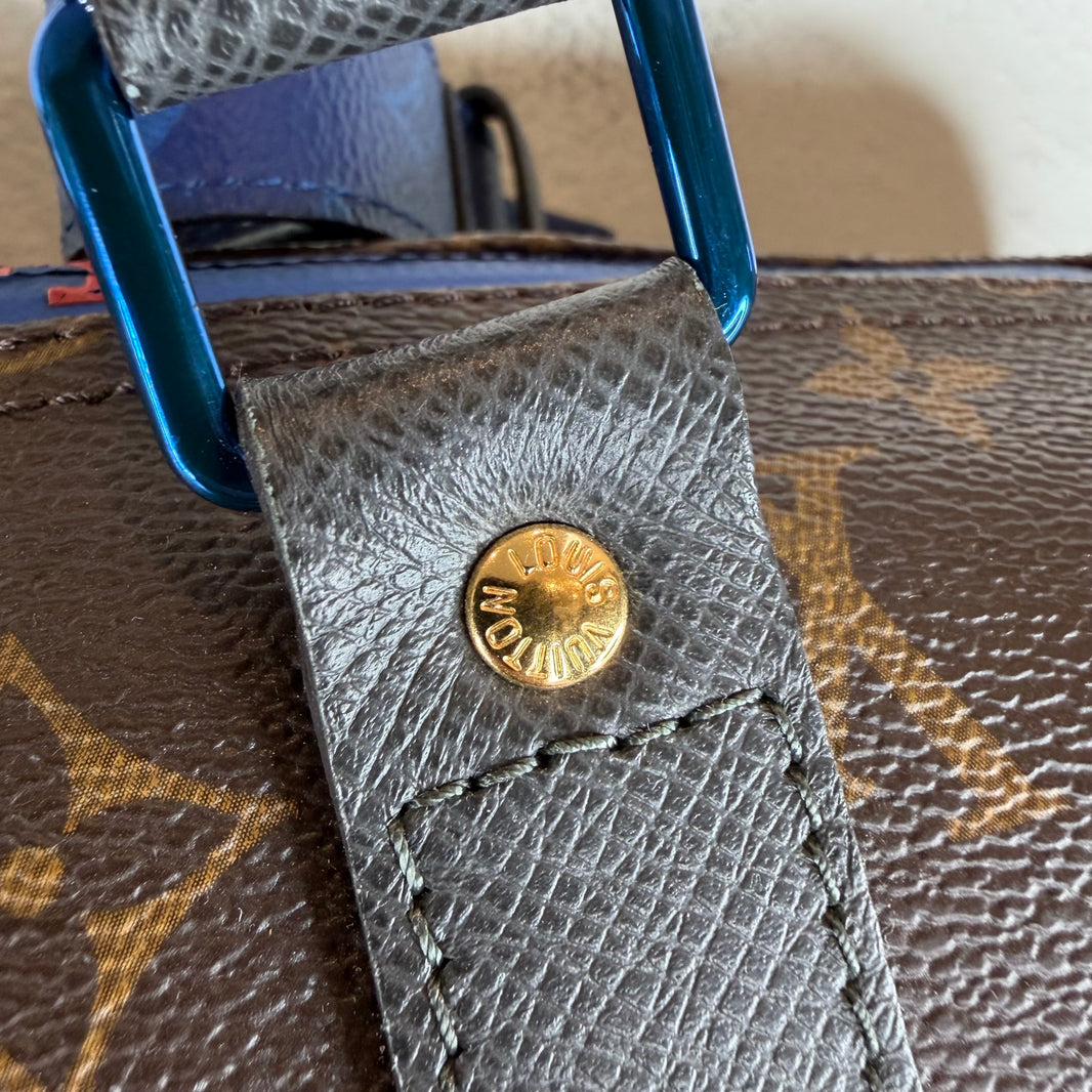 Louis Vuitton Kim Jones Keepall 55 Bandolier Duffel Bag