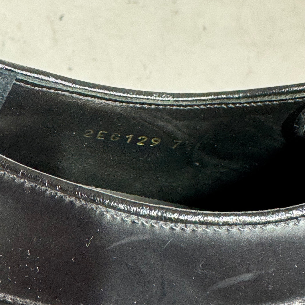 Prada Leather Sneaker Paneled Derby