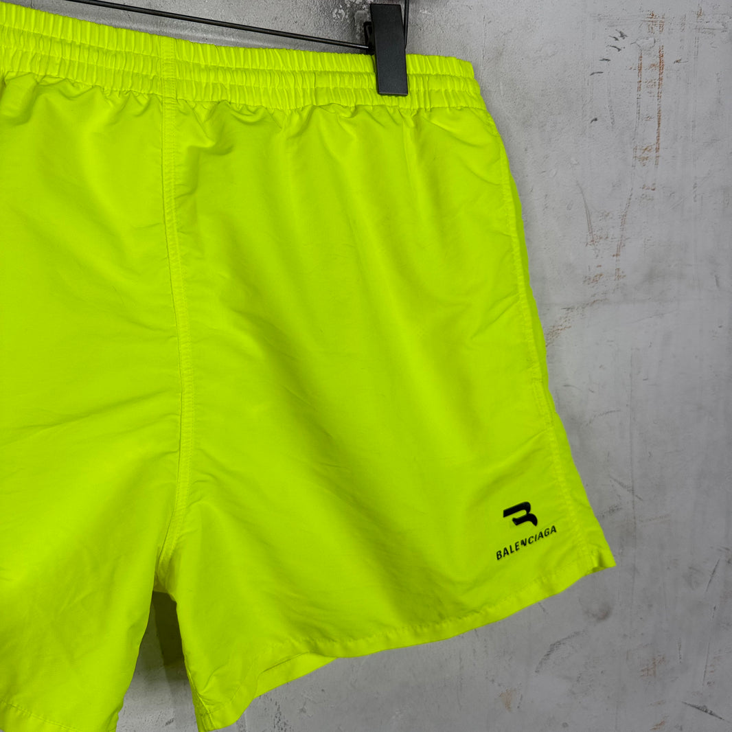 Balenciaga Neon Running Shorts
