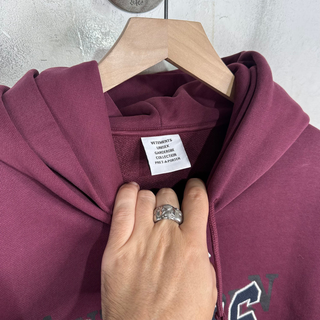 Vetements Paris Crest Double Hooded Hoodie