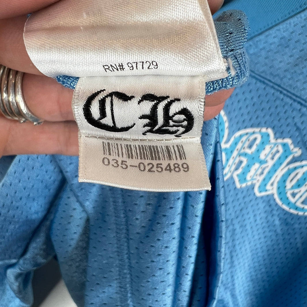 Chrome Hearts Blue Sports Warm-Up Jersey