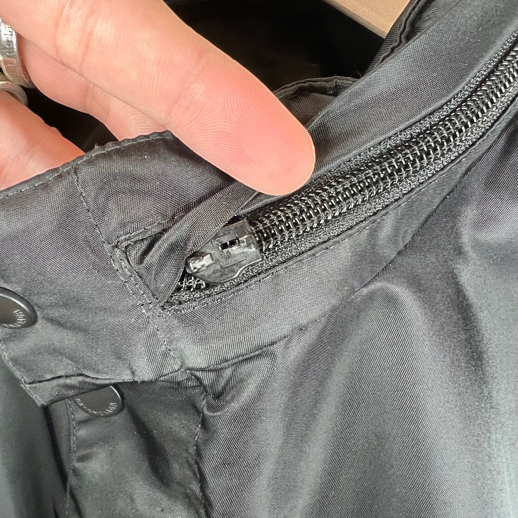 Balenciaga Sample Black Nylon Red Tape Coaches Jacket