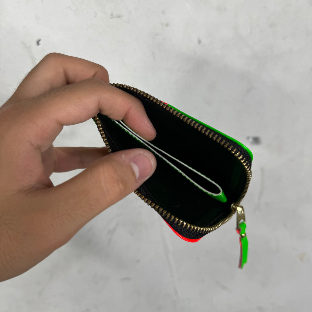 CDG Checkered Zippered Wallet Pouch