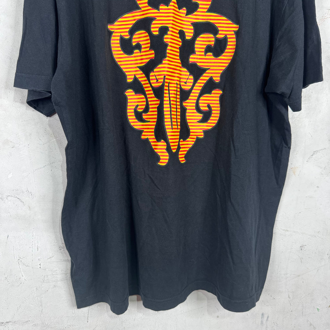 Chrome Hearts Striped Dagger Vine T-Shirt
