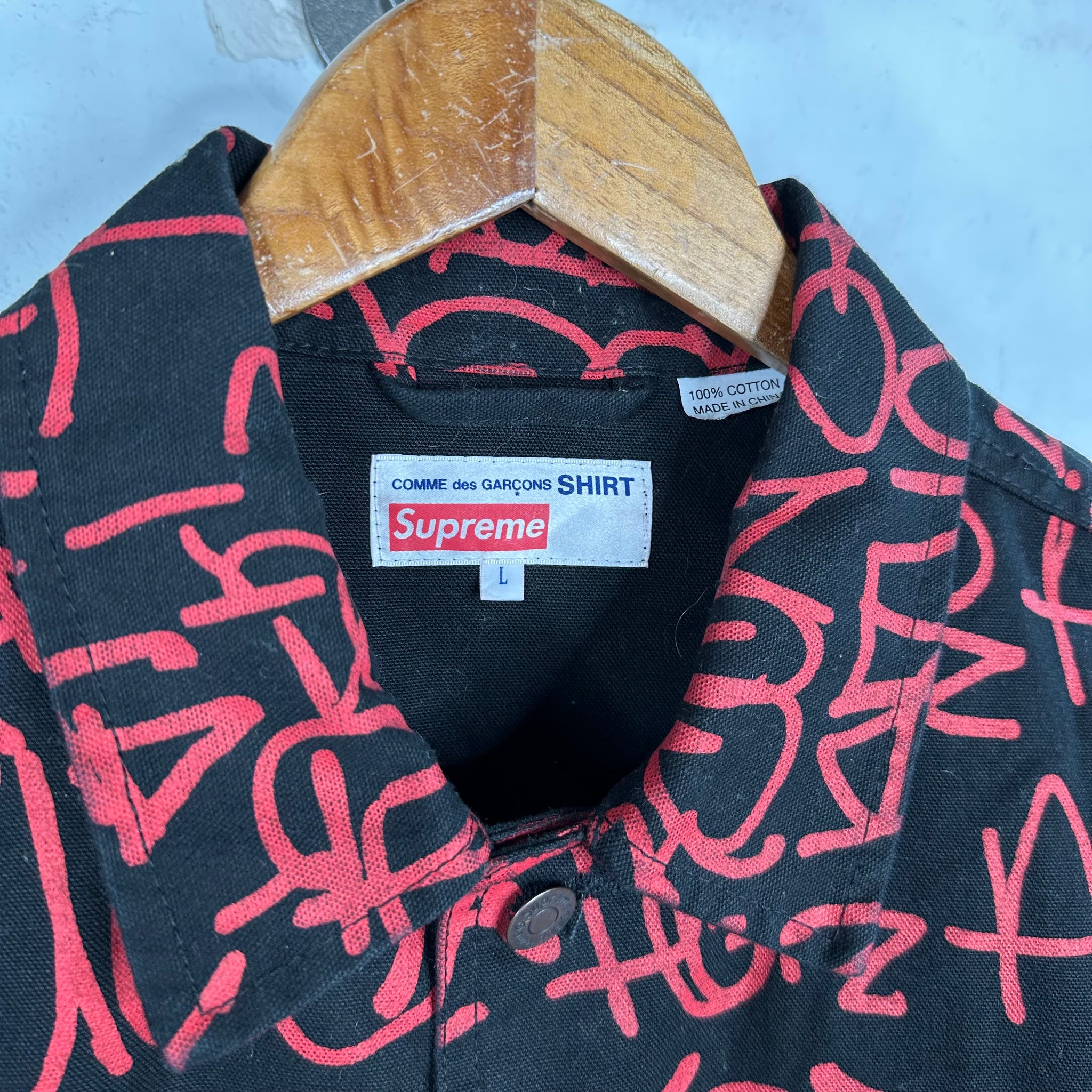 Supreme x CDG Shirt Scribble Work Jacket