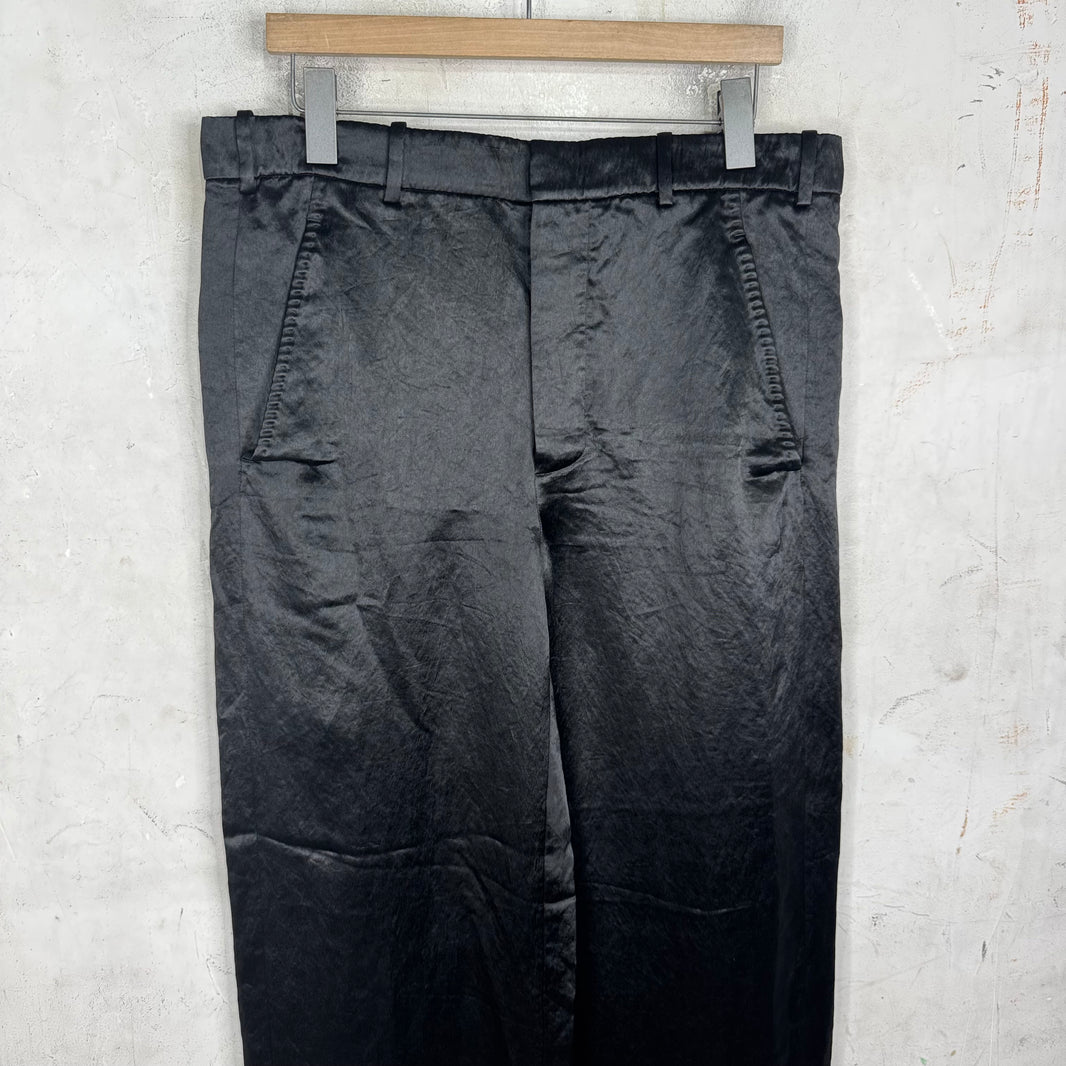 Ann Demeulemeester Acetate Wide Legged Trousers