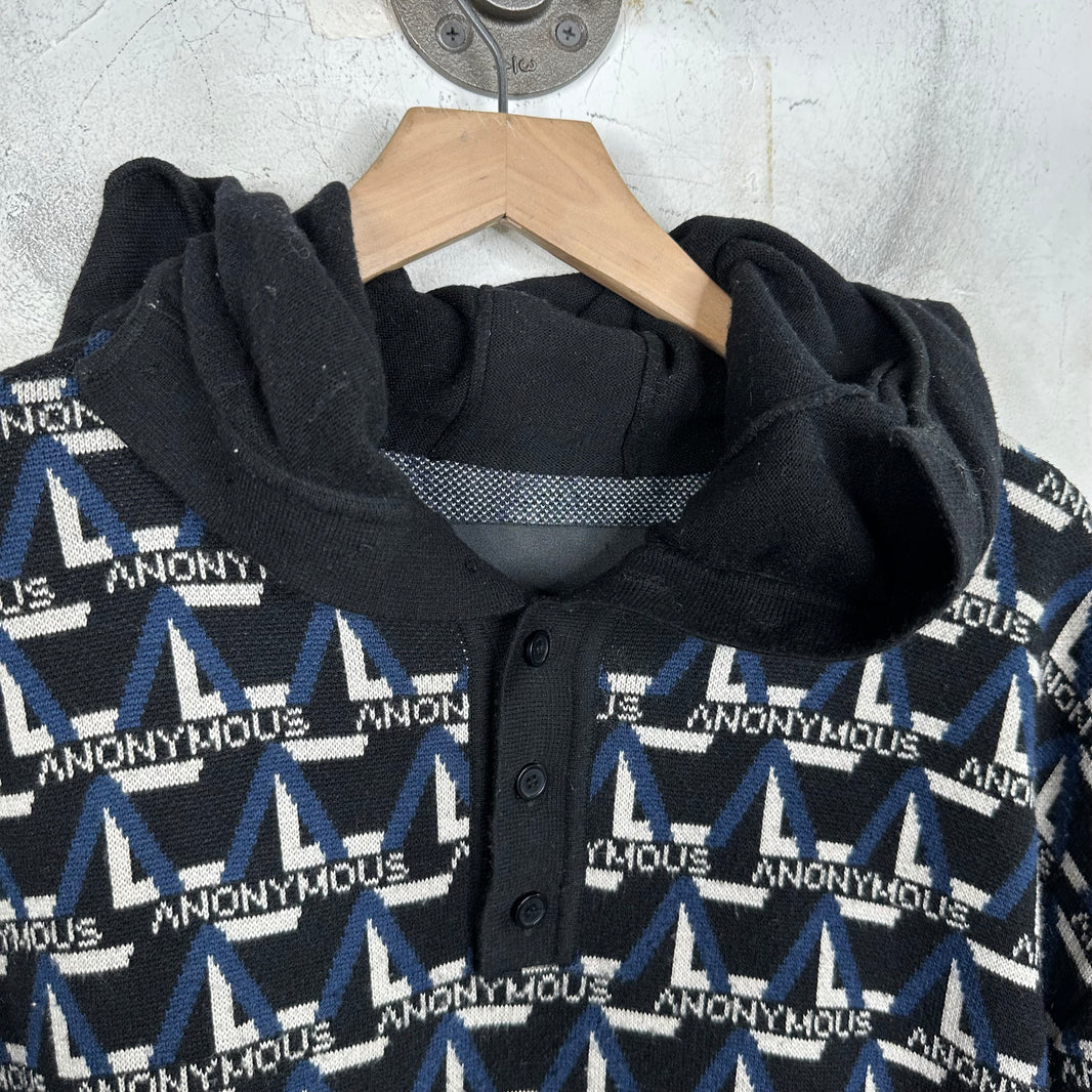 Anonymous Club Jacquard Hooded L/S Polo