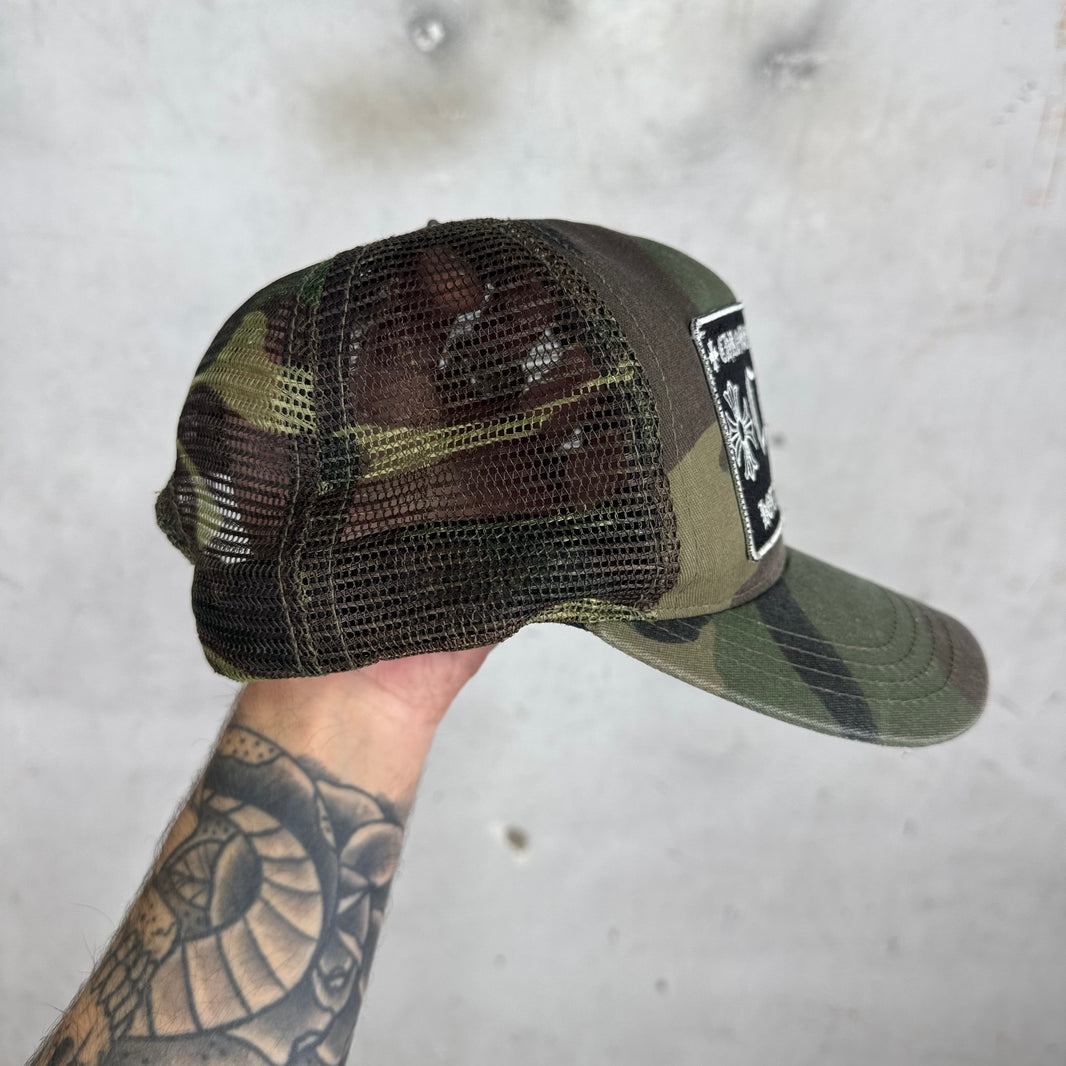 Chrome Hearts Vintage Camo Trucker Hat