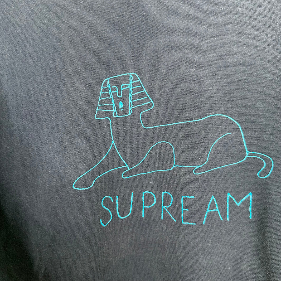Supreme Navy Gonz Sphinx T-Shirt