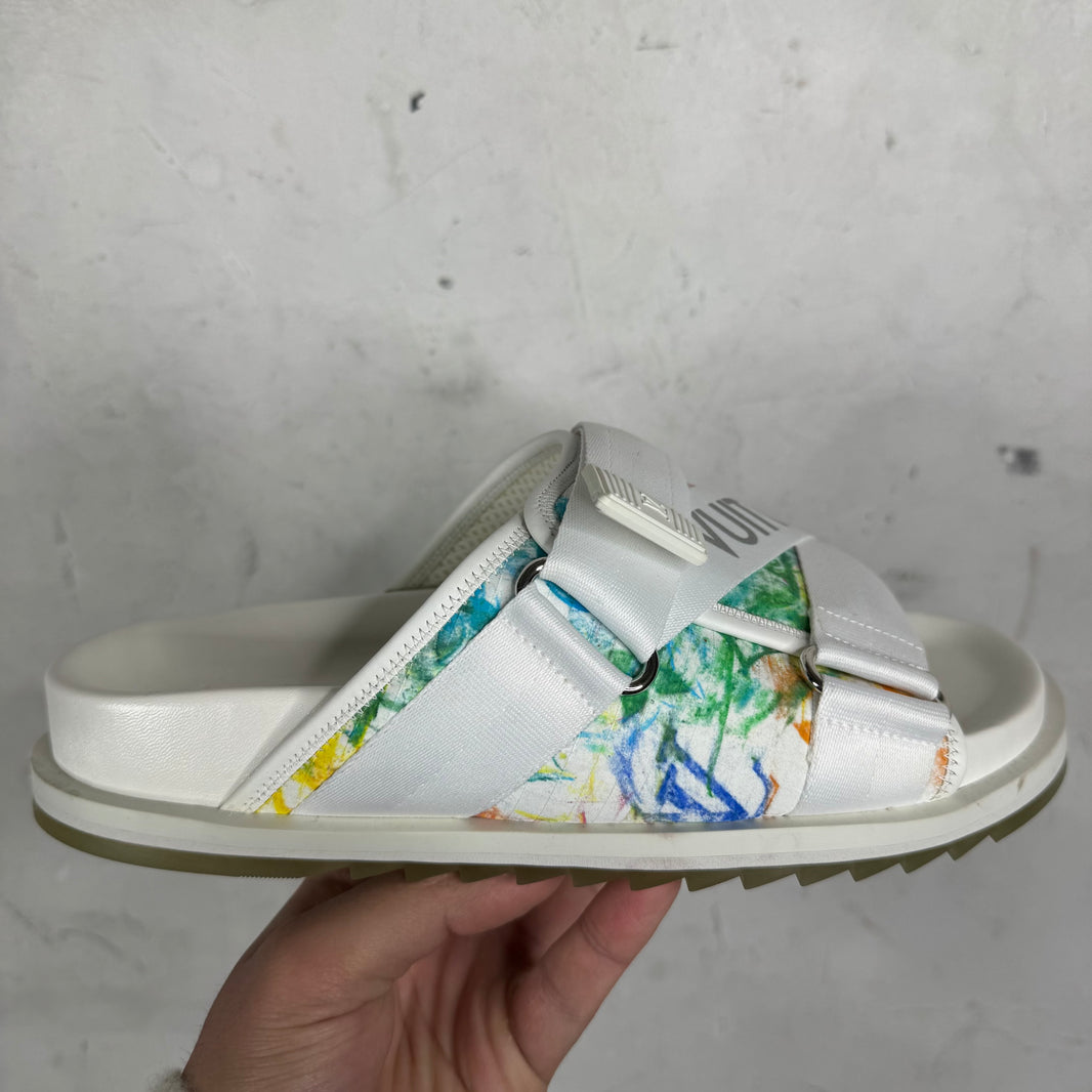 Louis Vuitton Watercolor Honululu Mules