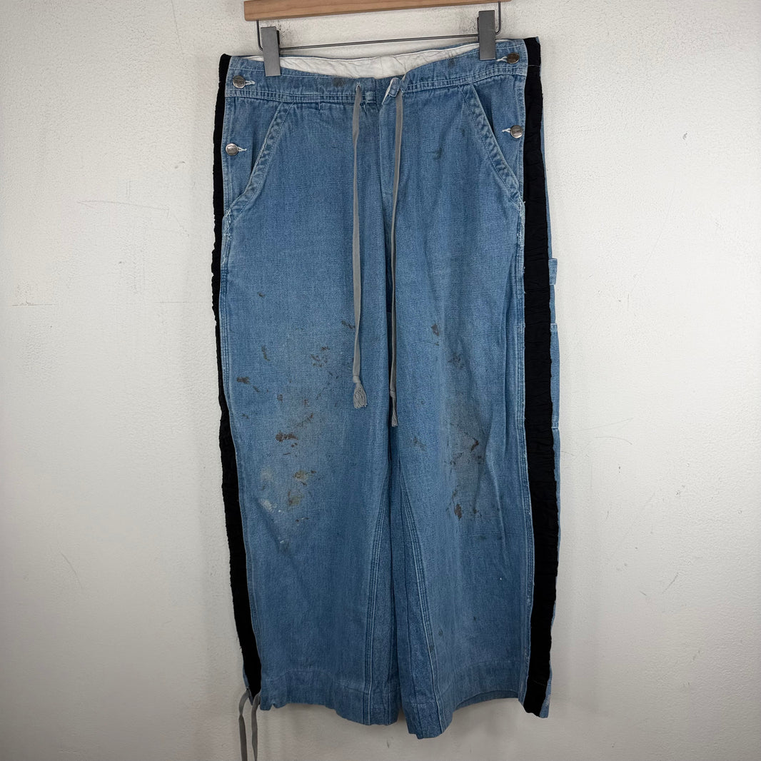 Greg Lauren Side Stripe Carpenter Pants