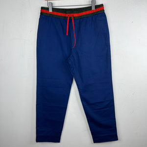 Gucci Blue Elastic Band Pants