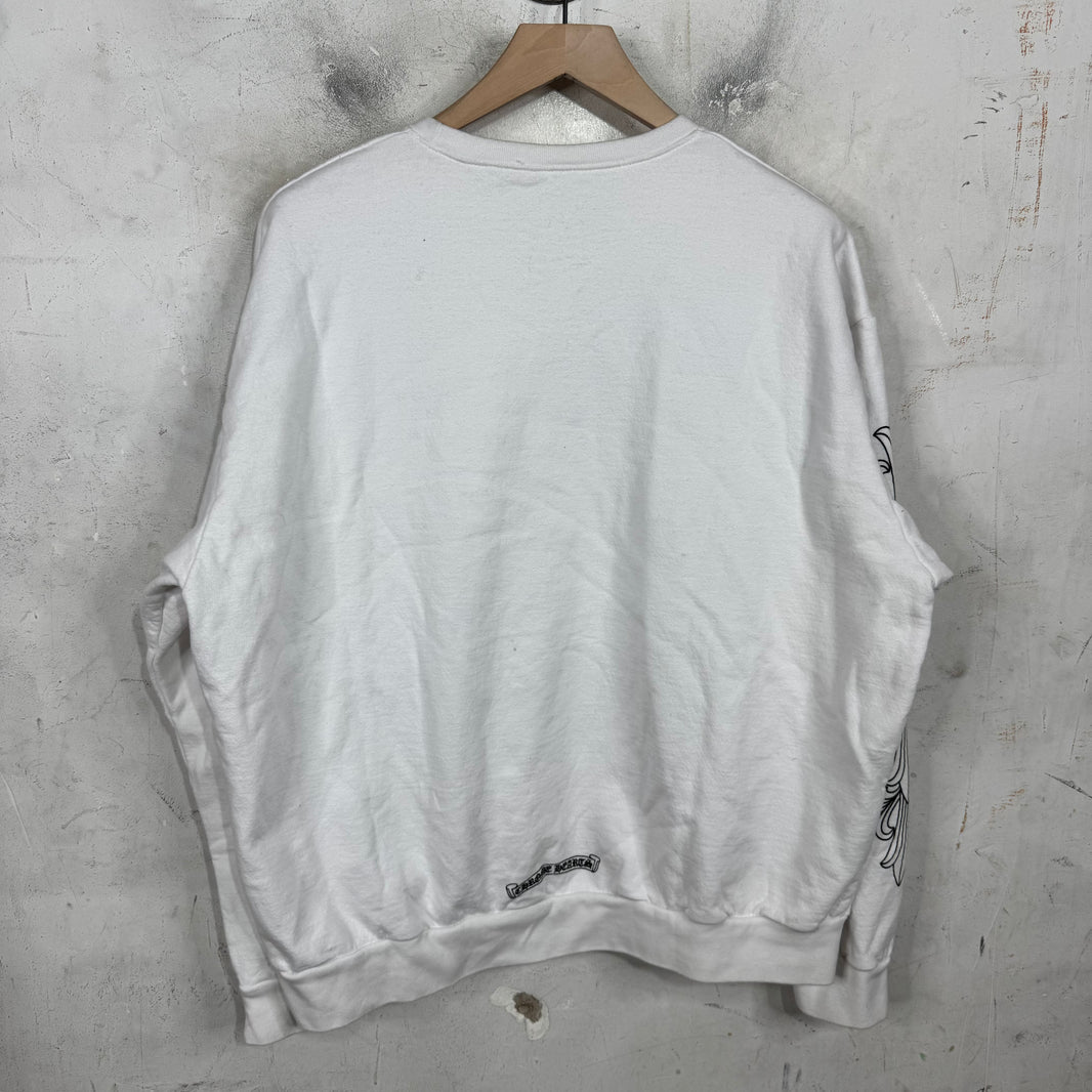 Chrome Hearts Love You Heart Crewneck