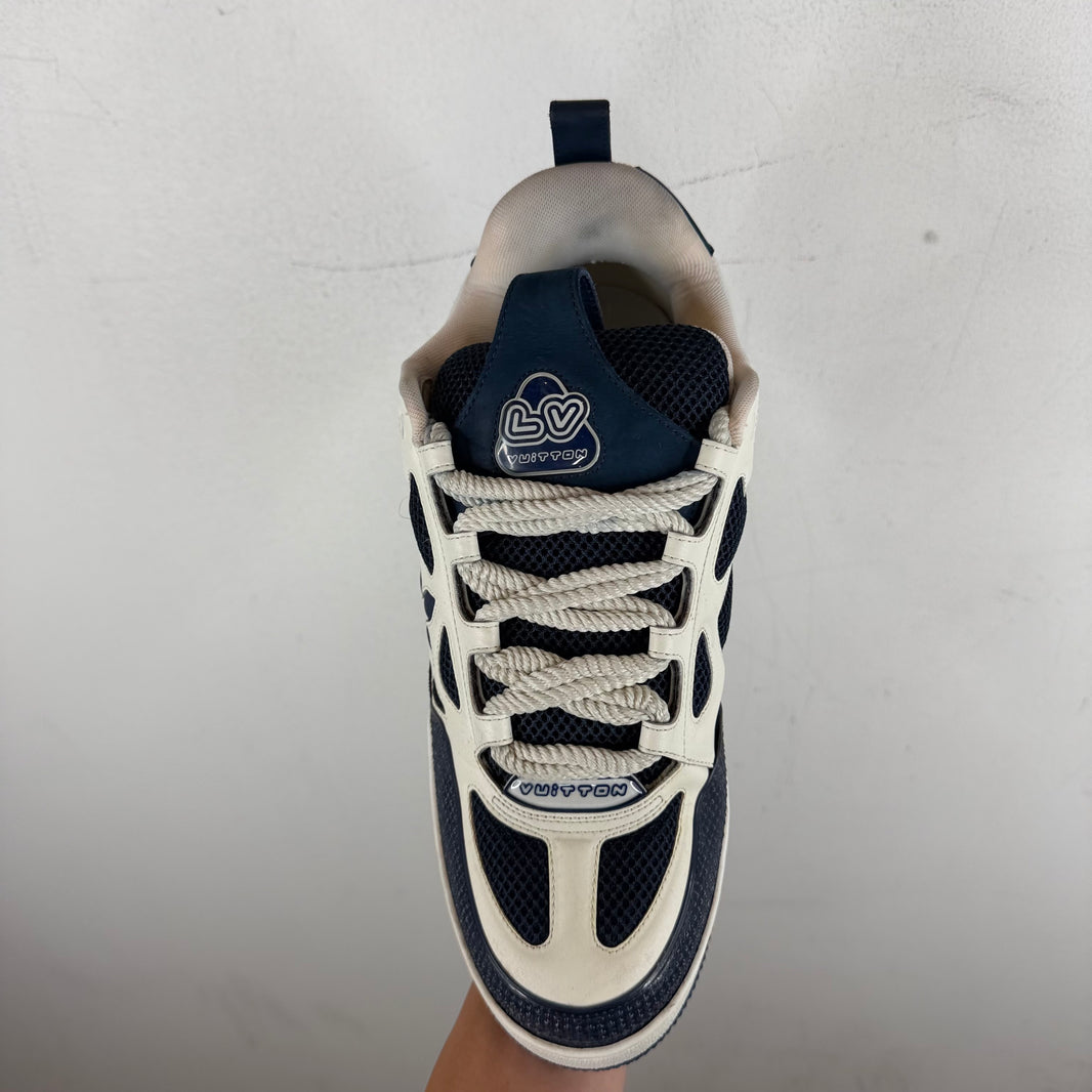 Louis Vuitton Blue/White Skate Sneakers