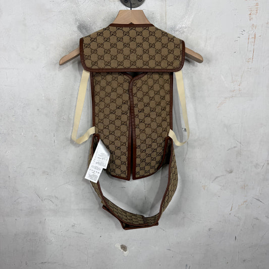Gucci Canvas Monogram Fastening Vest