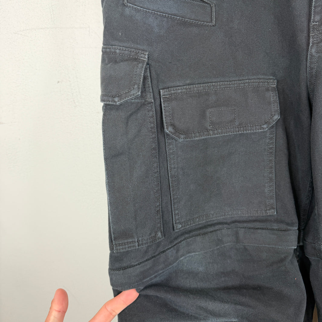 Balenciaga Convertible Denim Cargo Pants