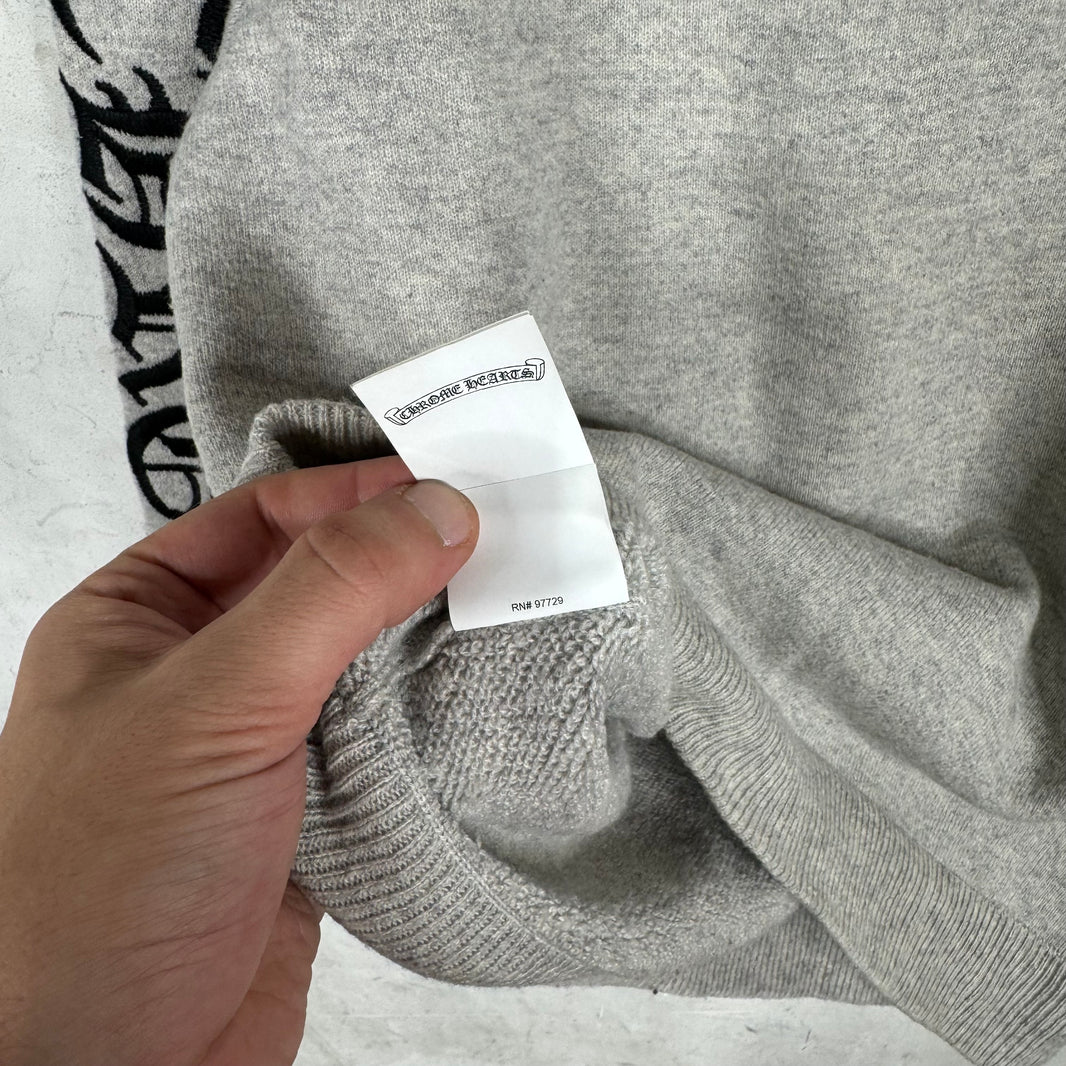 Chrome Hearts Cashmere Script Sweater
