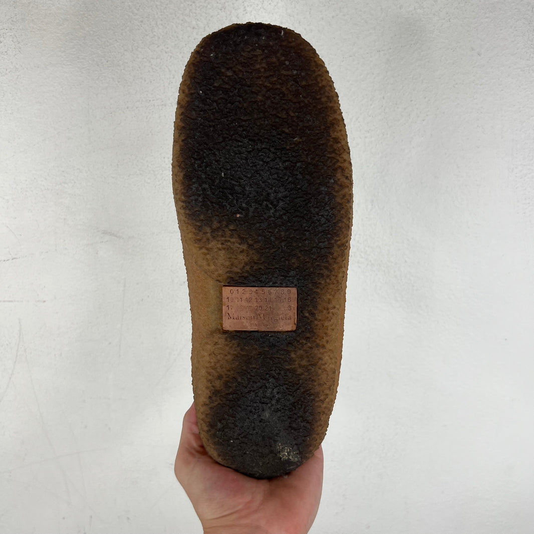 Margiela White Puffer Crepe Slip On Mules