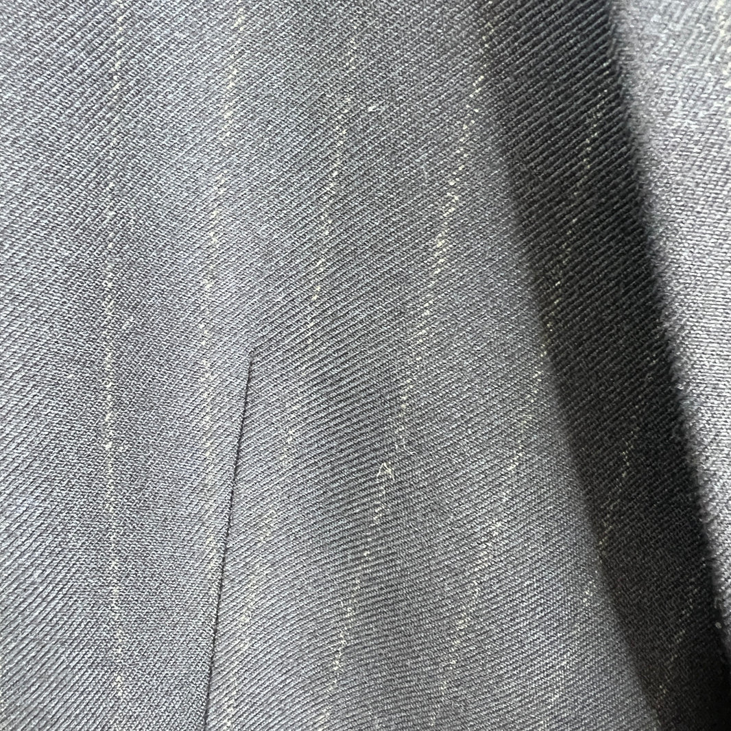 Dries Van Noten Striped Navy Suit Set
