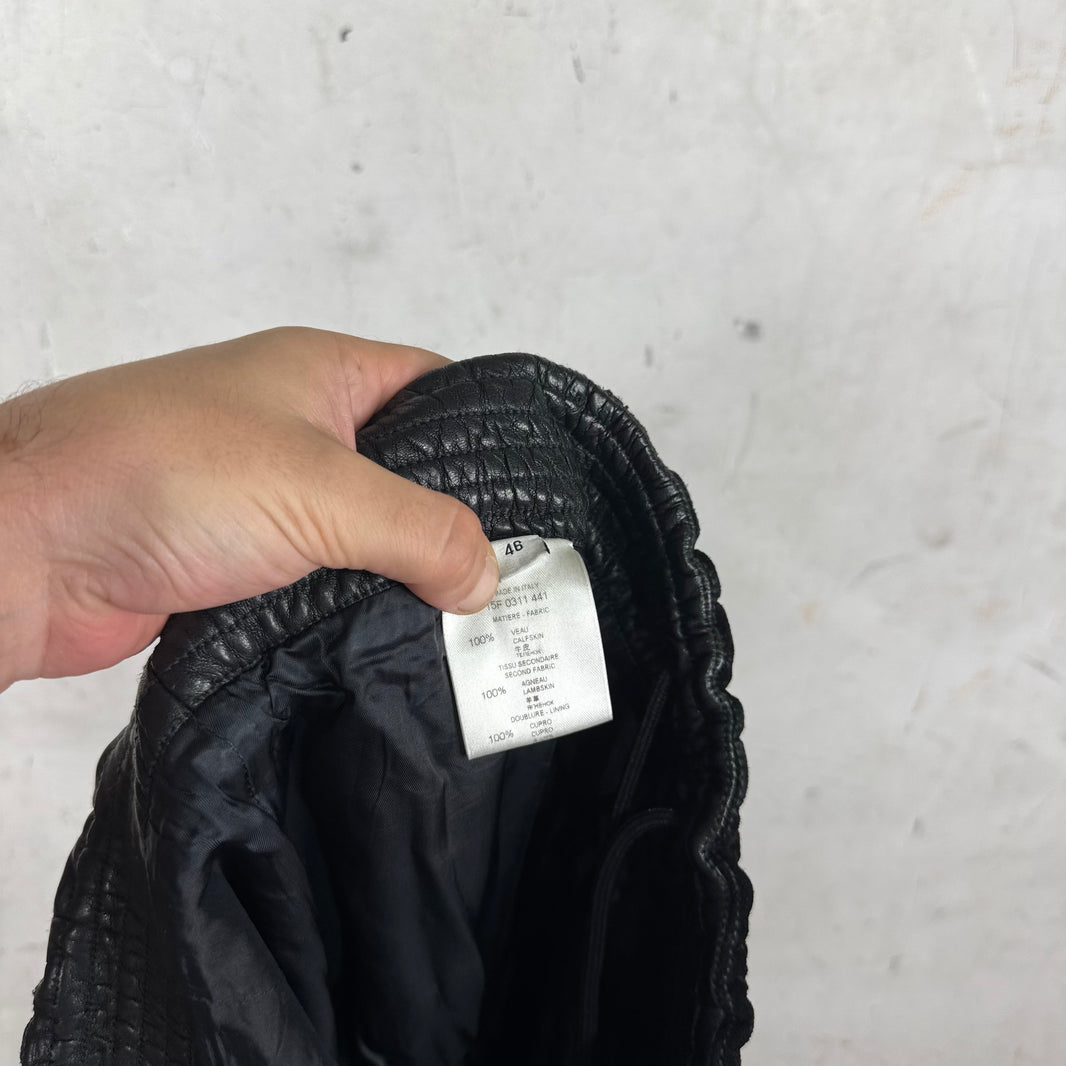 Givenchy Tisci Lambskin Drawstring Shorts