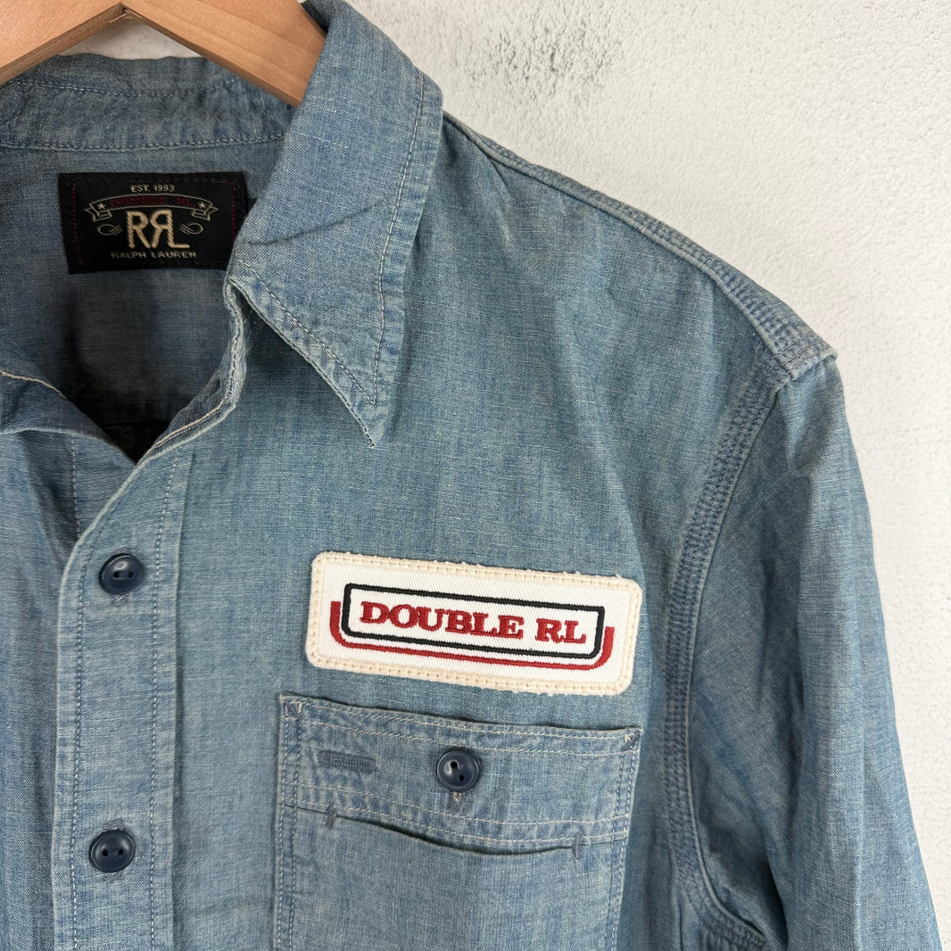 RRL Mechanic Chainstitch Button Up Shirt