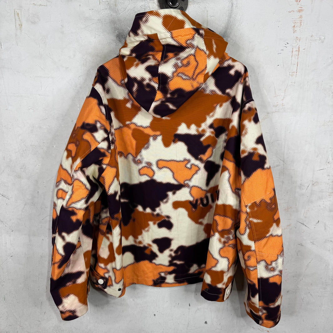 Louis Vuitton Orange Map Camo Jacket