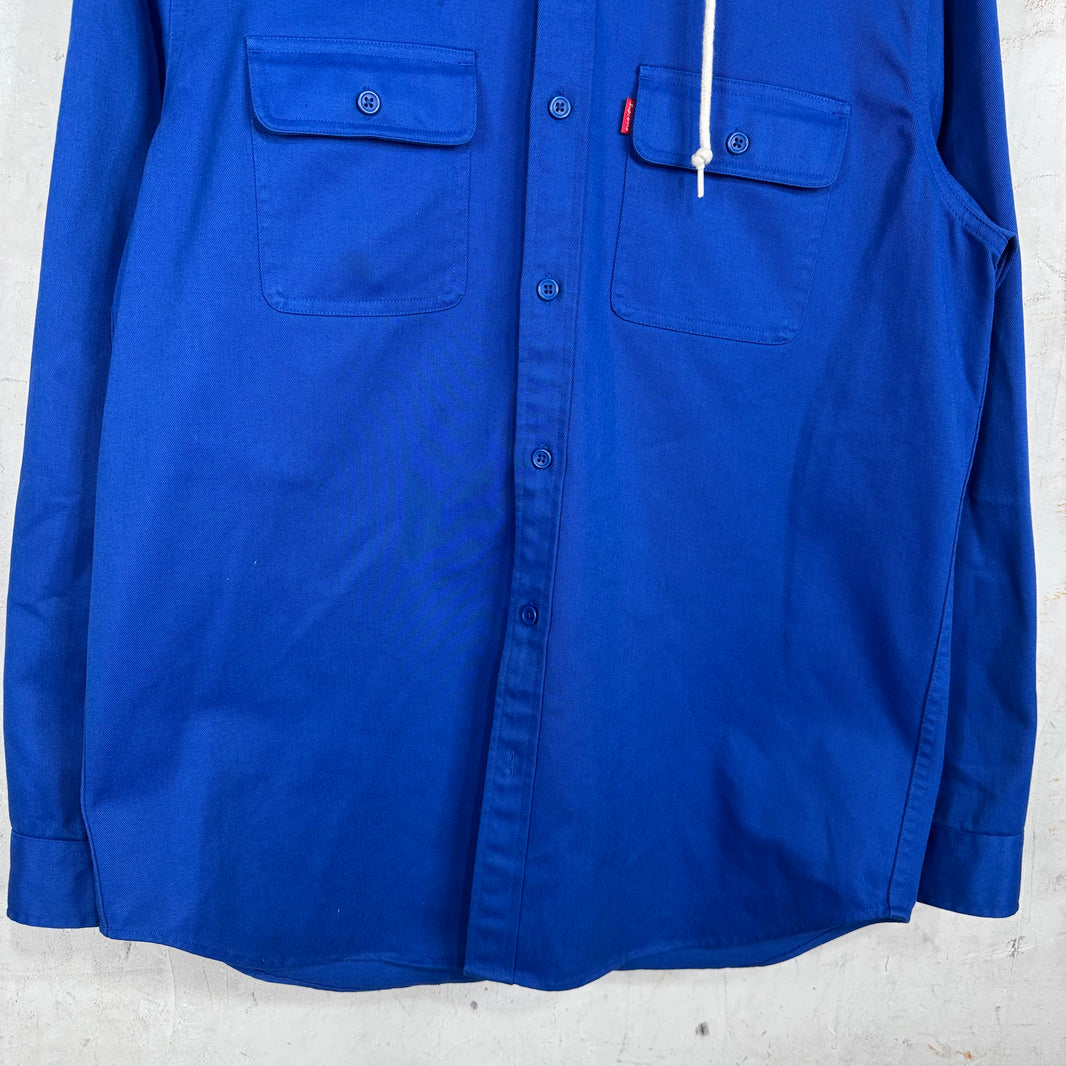 Supreme Blue Planes Hooded Overshirt