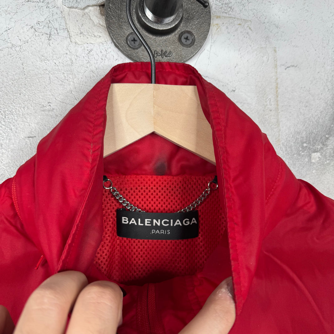Balenciaga Smoked Logo Windbreaker Jacket