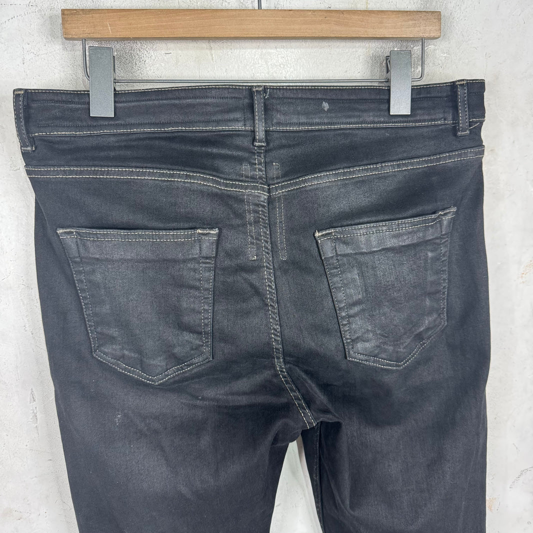 DRKSHDW Waxed Detroit Jeans