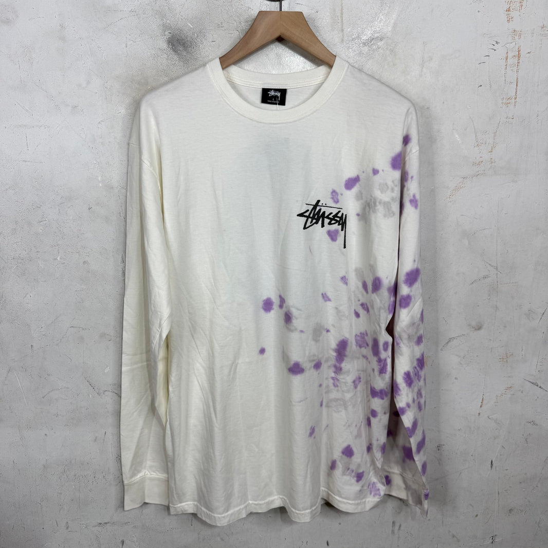 Stussy Moody Man Tie Dye LS T-Shirt