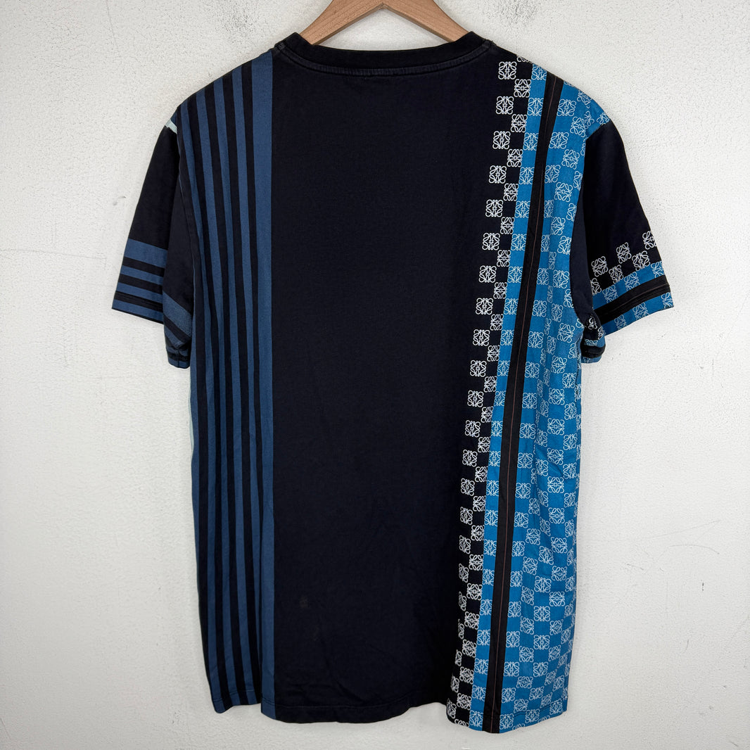 Loewe Navy Anagram Striped T-Shirt