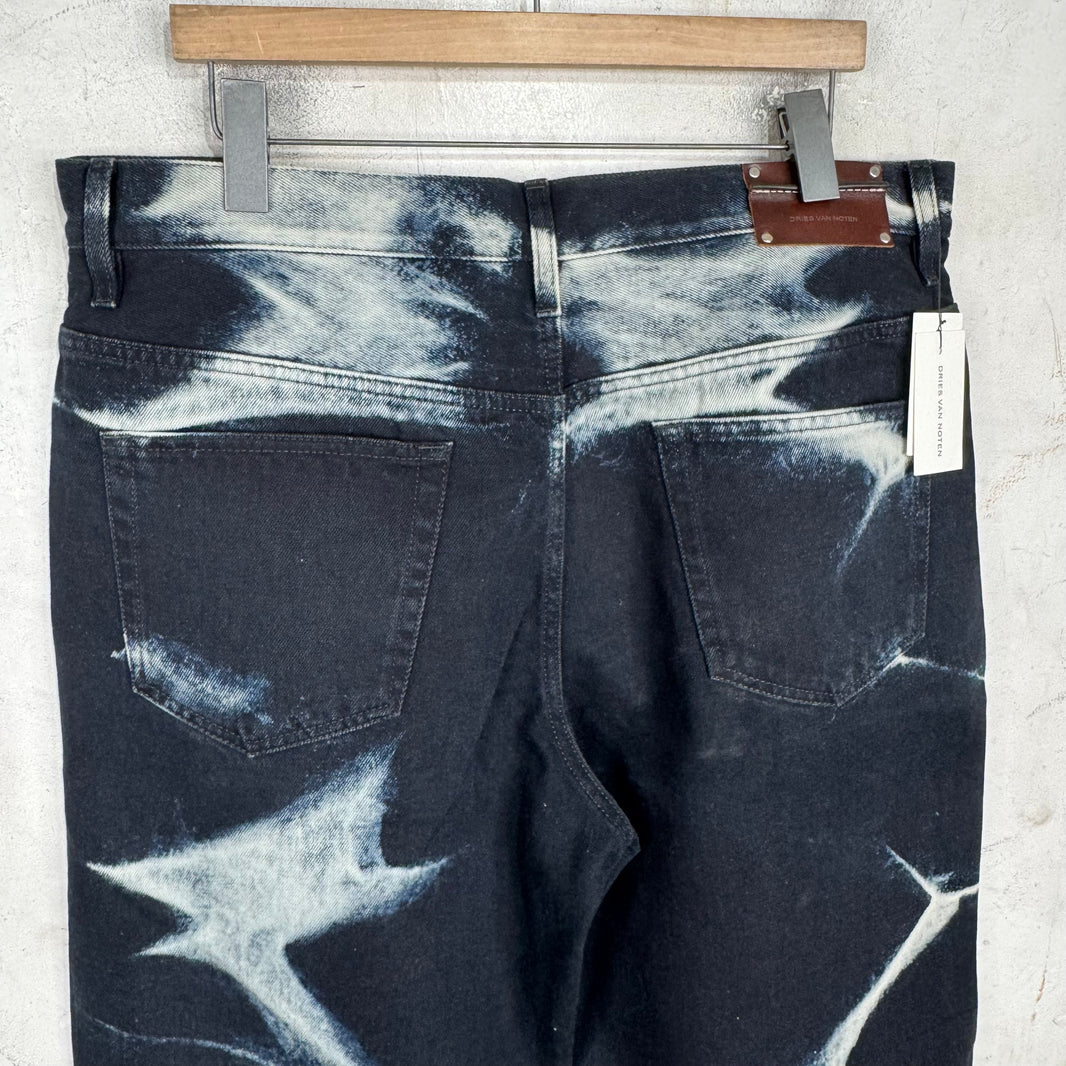 Dries Van Noten Dyed Indigo Loose Jeans